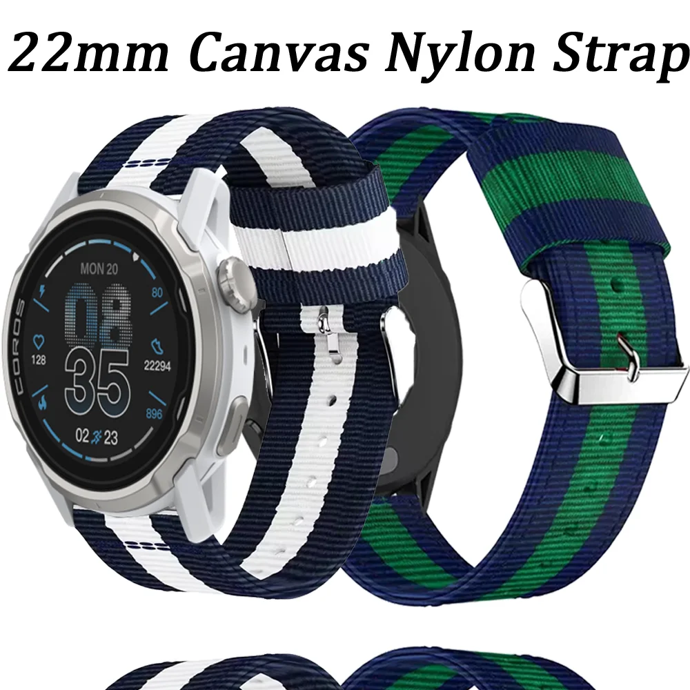 22Mm Canvas Nylon S… - image