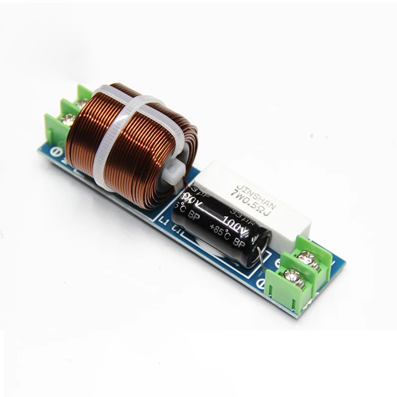 1PCS Speaker Audio Frequency Divider Three - Frequency Bass woofer Sound Horn Voice Bass Loudspeaker Crossover Filters 80W