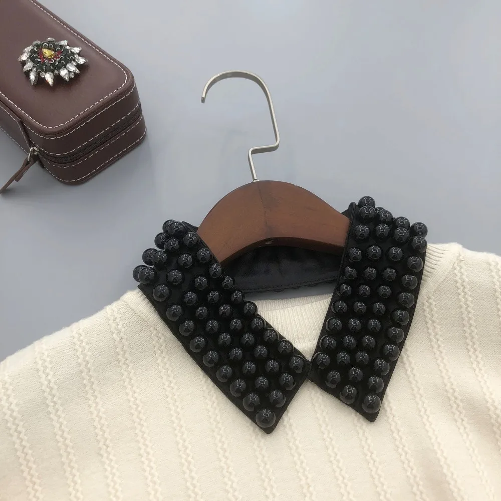 

Elegant Beading Fake Collar Detachable Diamond False Shawl Shoulder Wrap Woman Tie
