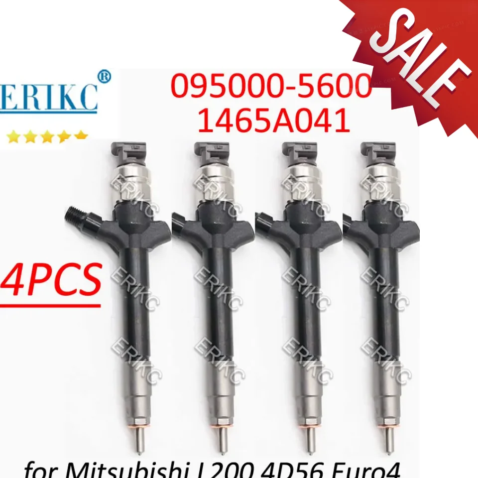 095000-5600 Fuel Injector Set Nozzle 1465A041 095000-5601 Common Rail Diesel Injection for Mitsubishi L200 4D56 Euro4 DENSO