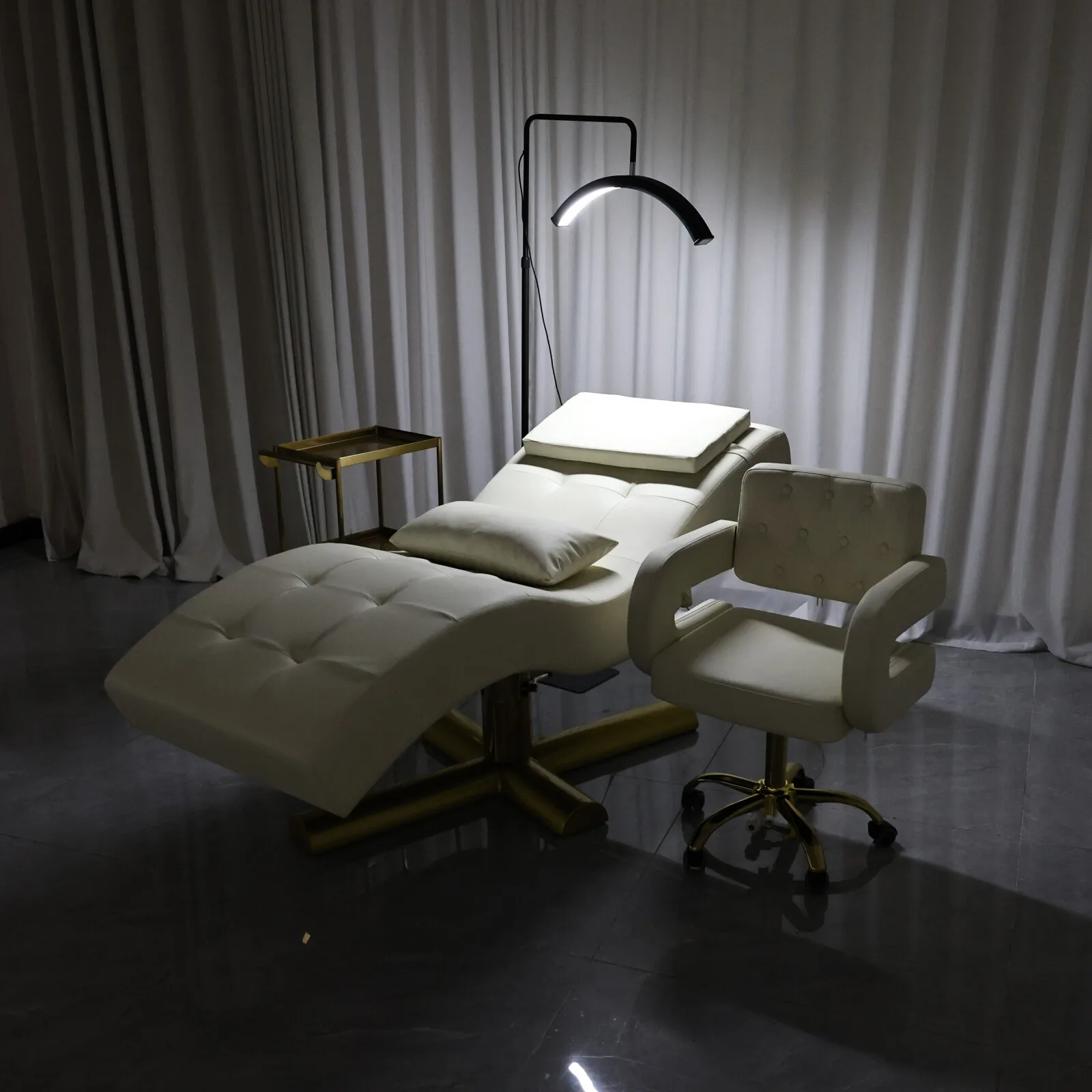 2026 Verstellbare Kosmetikliege, Höhenverstellbare Schönheitsliege, Geeignet für Hydrotherapie, Salon, Tattoo, Therapie, Heimgebrauch-Möbel – Detail 6