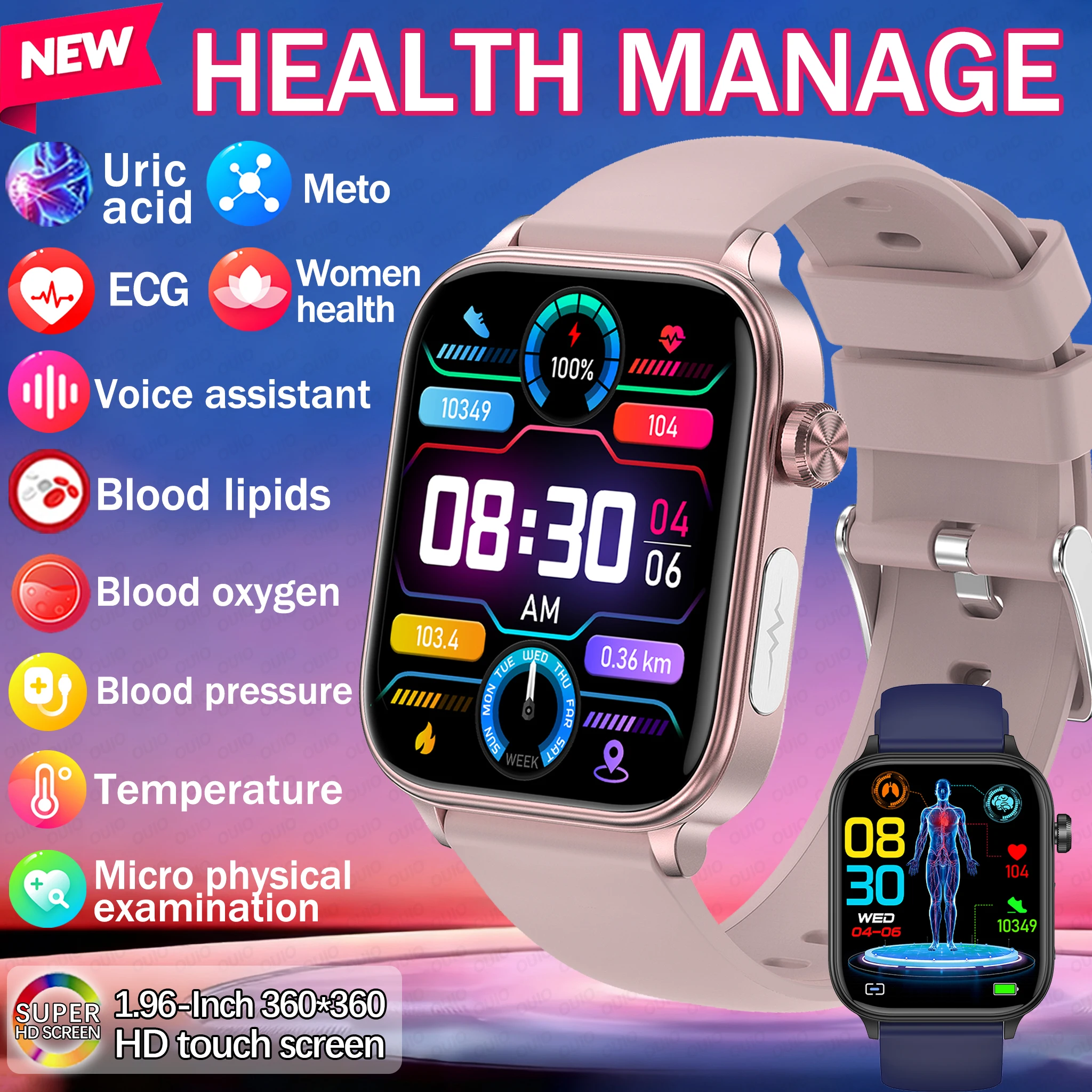 2025 Ecg+Ppg Smart … - image