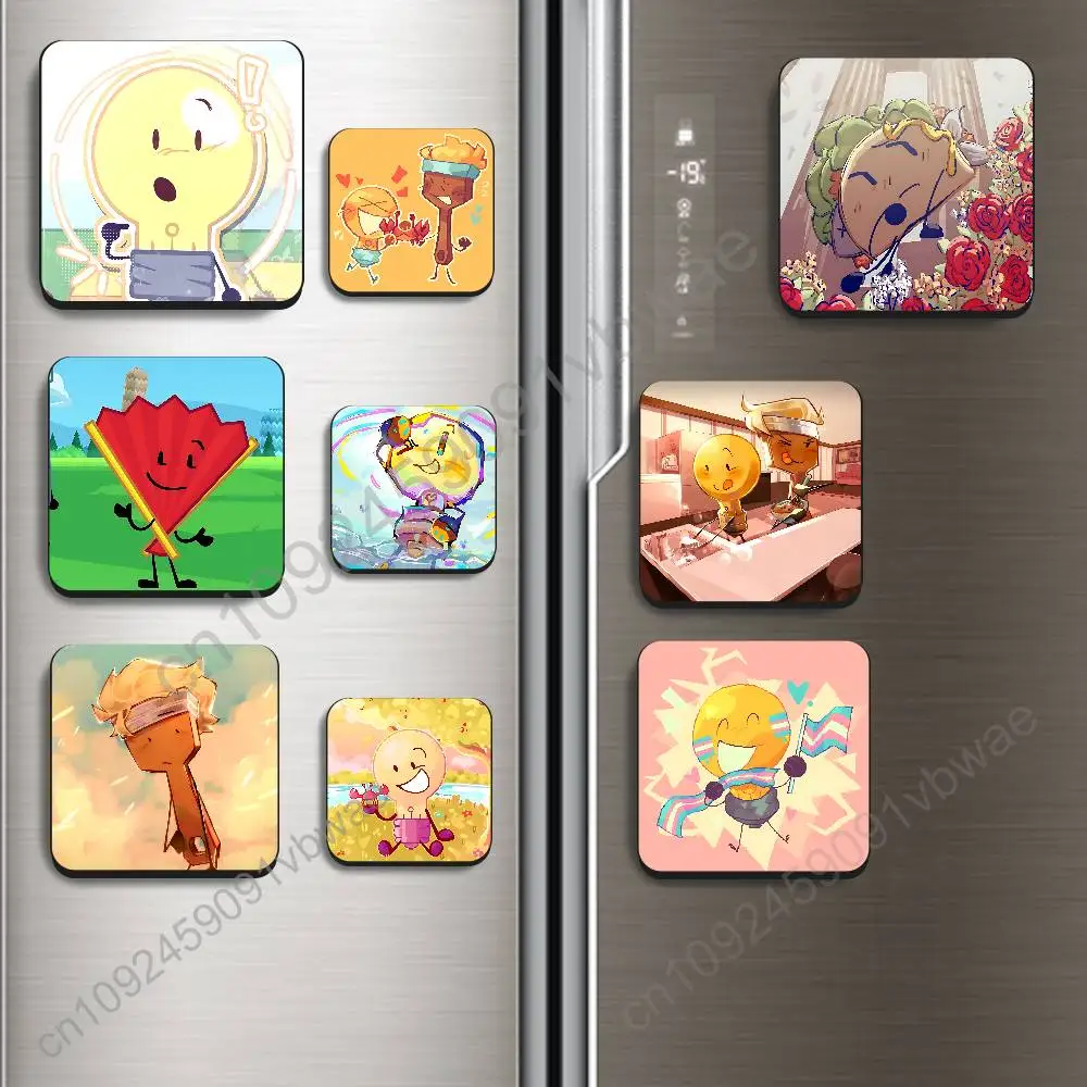 Soft contrast cool Inanimate Insanity Magnetic Sticker Fridge Magnets No Falling Off Fit for Refrigerators All Metal Surfaces