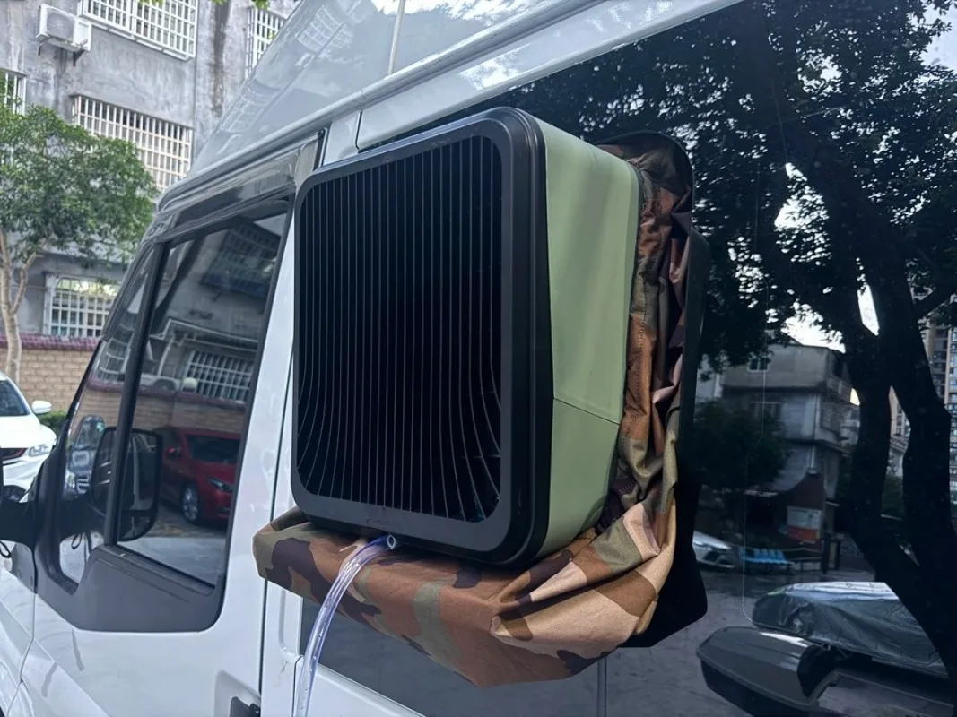 Portable Outdoor Tent Air Conditioner, Mobile Mini Cooling AC Unit For Camping, RV And Van Travel Use