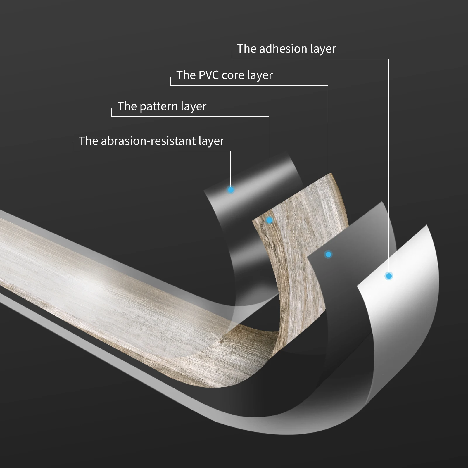 Art3d 36-Pack Peel and Stick Luxury Vinyl Flooring Tiles, 54 Sq. Ft Self Adhesive Wood Plank for Kitchen, Bedroom, Bathroom