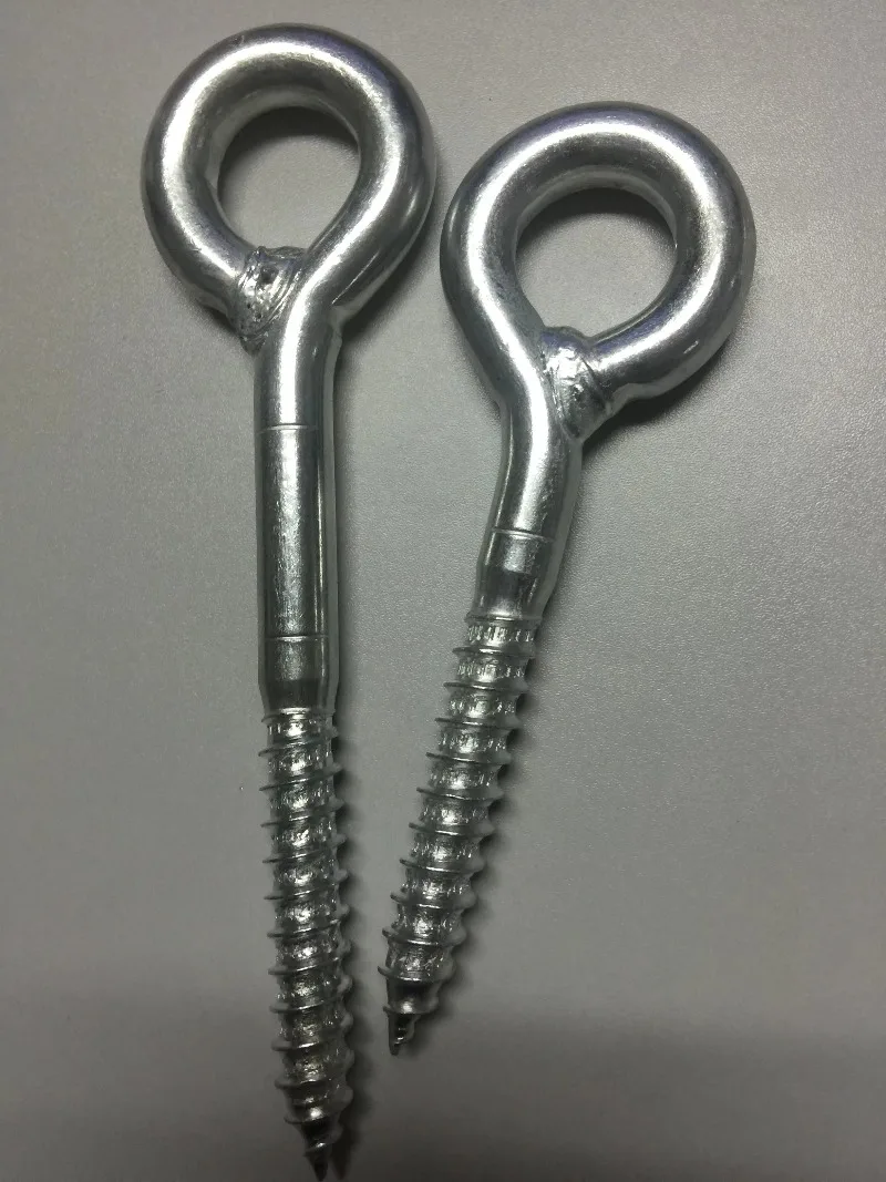 Carbon Steel Eyebolt with Hook C1022A Galvanized Wood Screw for Construction Industrial Use