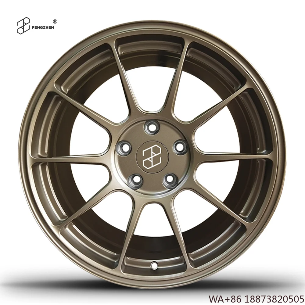For  Customize Matte Bronze Forged Alloy R18 R19 PCD 5x120 Jantes Wheel Rim for BMW 320i 328i