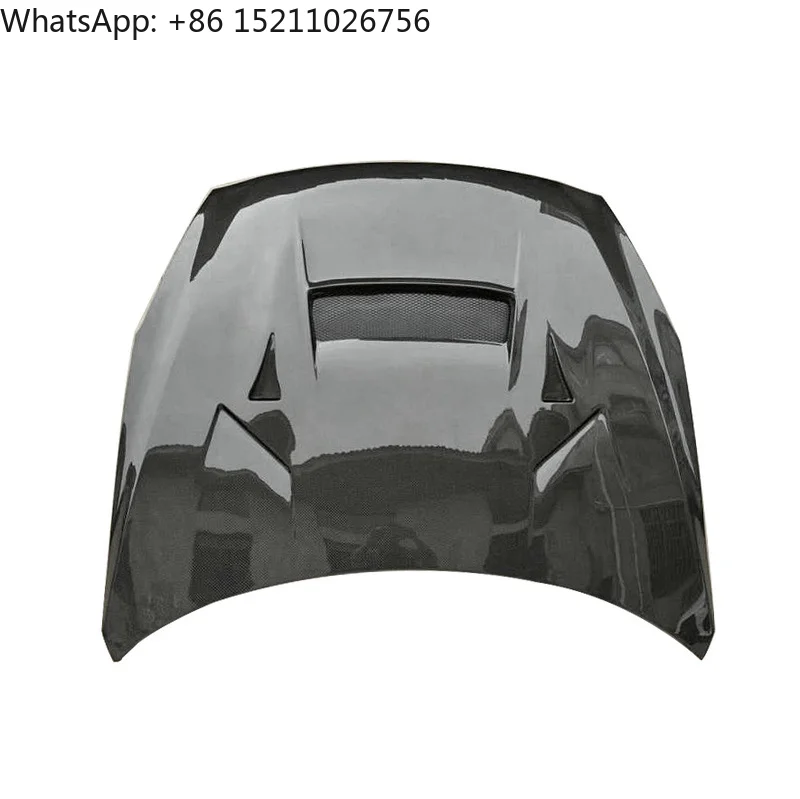 

Carbon Fiber V Style Front Engine Hood Engine Bonnet Exterior Trim for R35 GTR