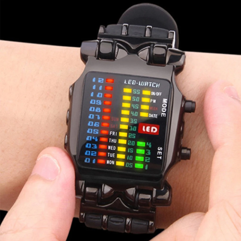 Electronic LED Digital Wrist Watch Portable Wristwatch Watches Birthday