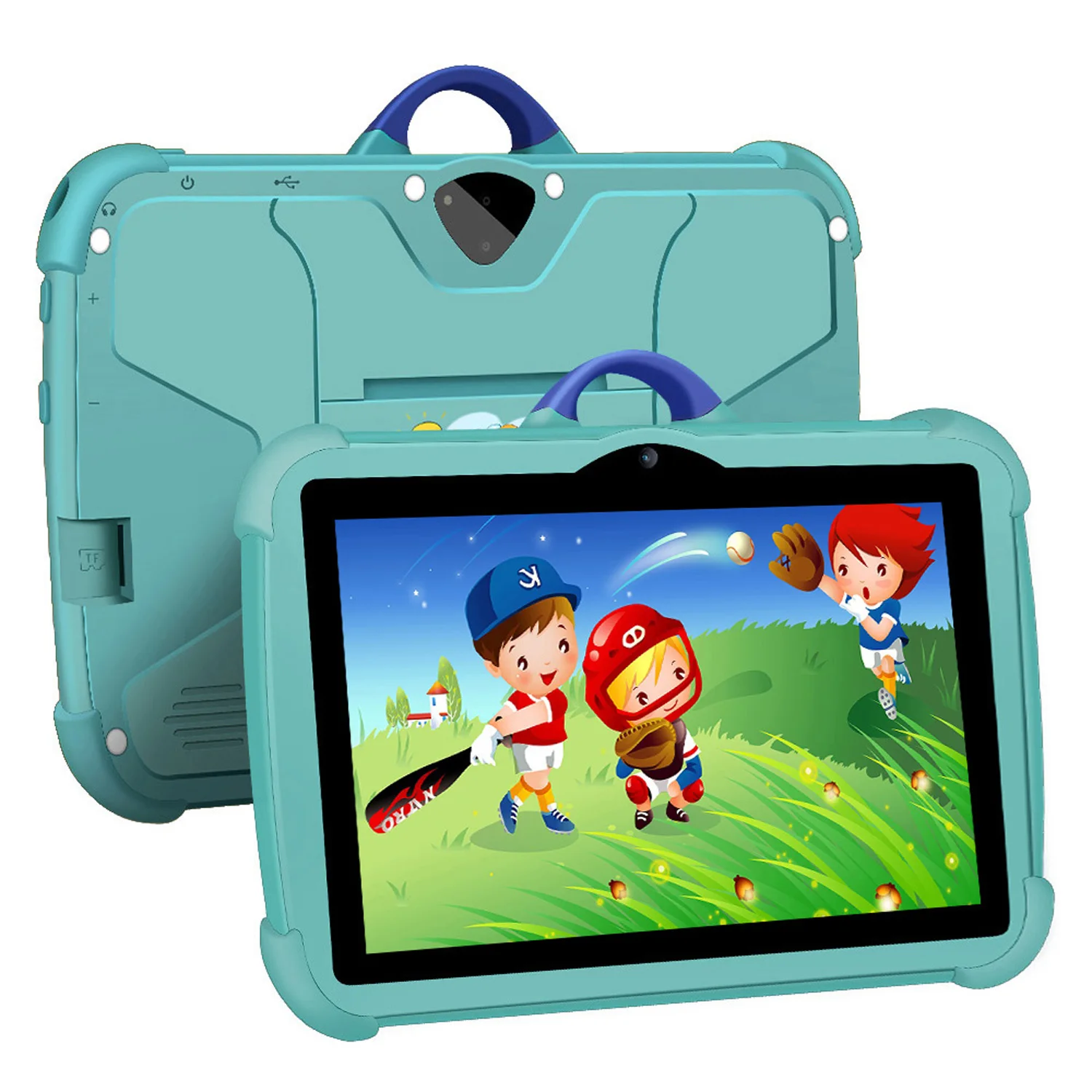 

New 7 Inch Kids Tablets Quad Core 4GB RAM 64GB ROM Google Play WiFi Bluetooth Dual Cameras 5G wifi Tablet Pc Android 13