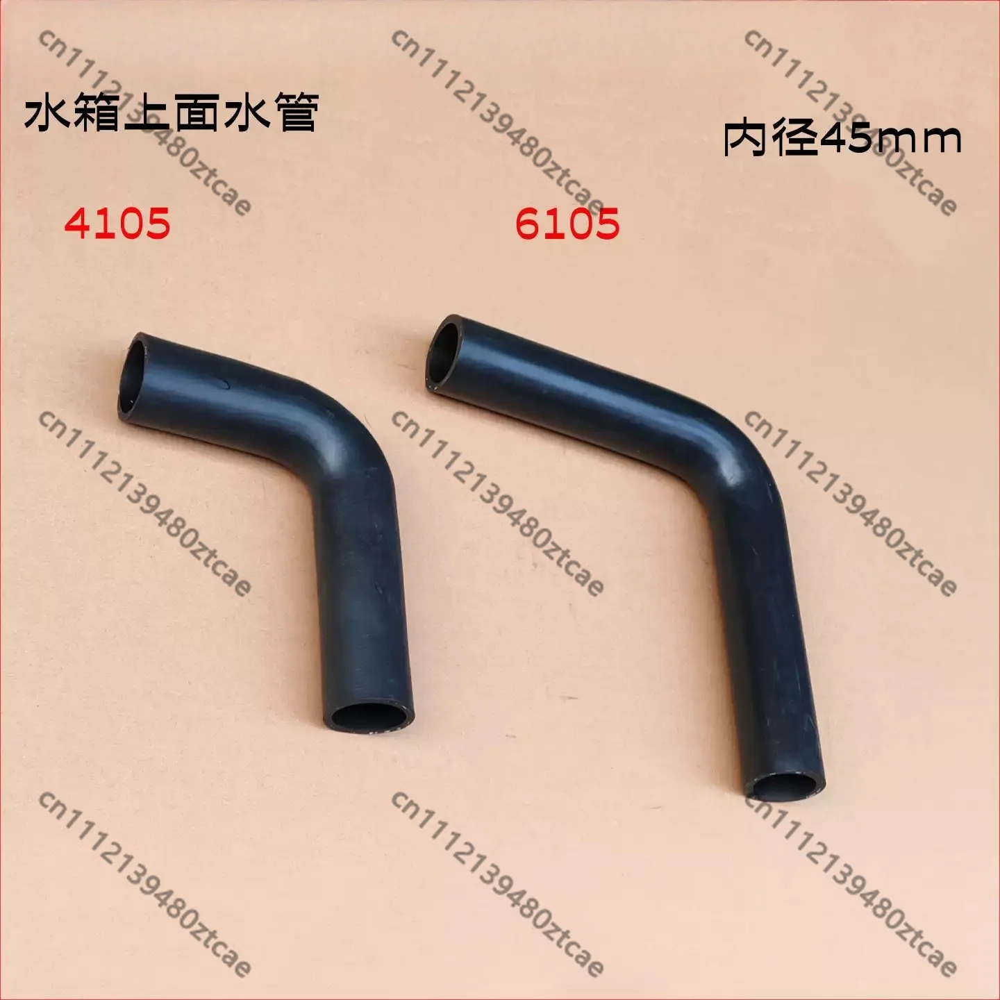 High Temperature Silicone Coolant Hose Compatible With R4105ZD R6105 6105 Power Generator Unit