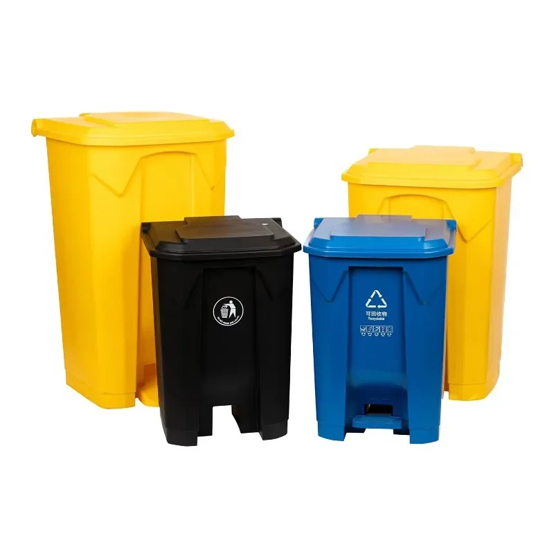 30L/70L/100L/120L 240 360 660 1100 Liter Outdoor Industrial Garbage Dustbin Trash Can Plastic Waste Bins