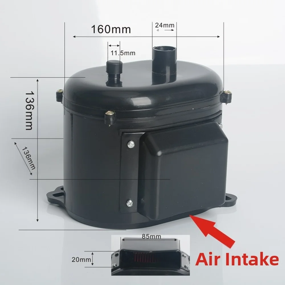 

Модернизированный воздушный фильтр для дизельного стояночного обогревателя, подходит для дизельных нагревательных блоков Eberspacher для снижения шума