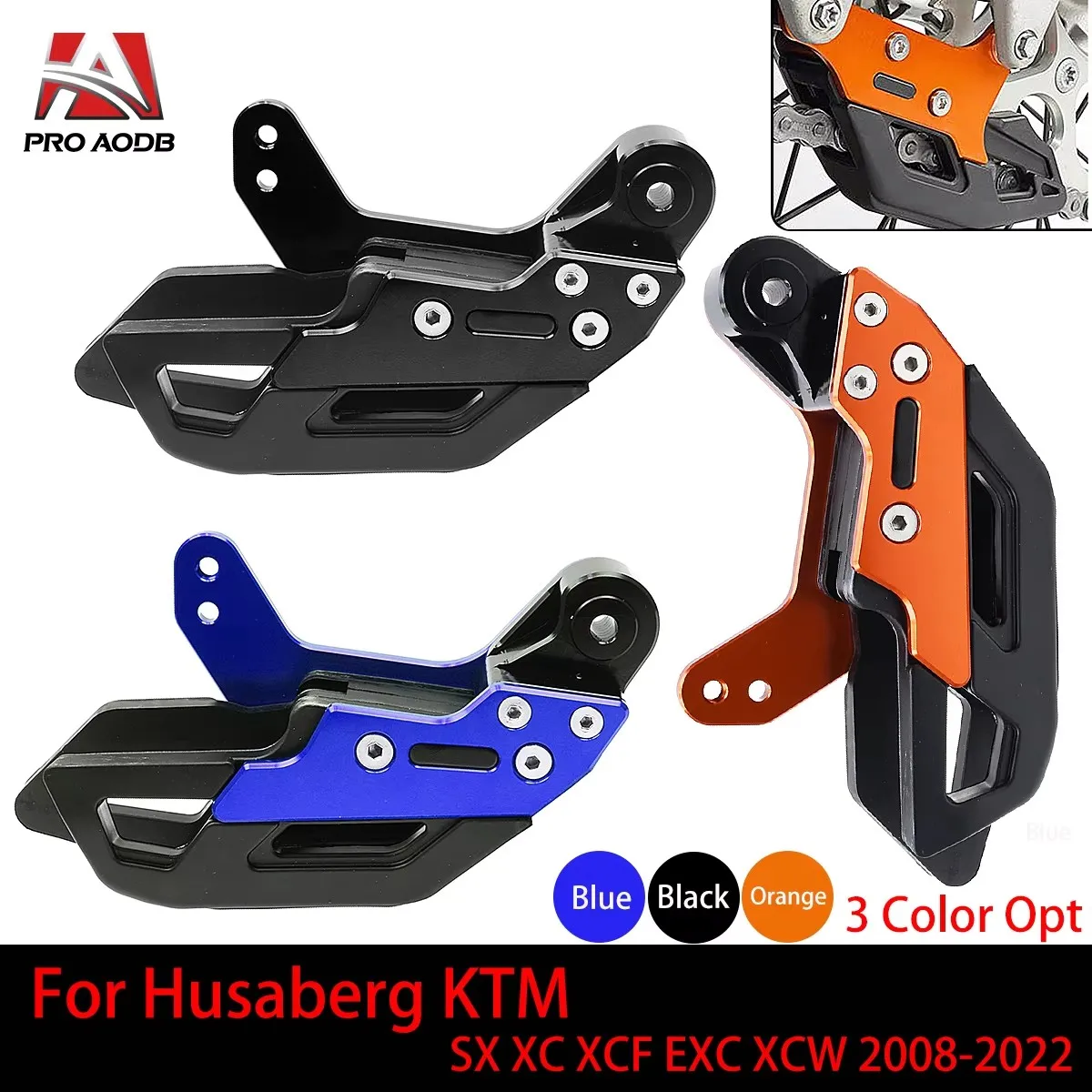 

Motorcycle CNC Chain Guide Guard Protection For KTM 300 350 400 450 500 125 250 SX SXF EXC EXCF XC XCF XCW 2008-2022 Universal