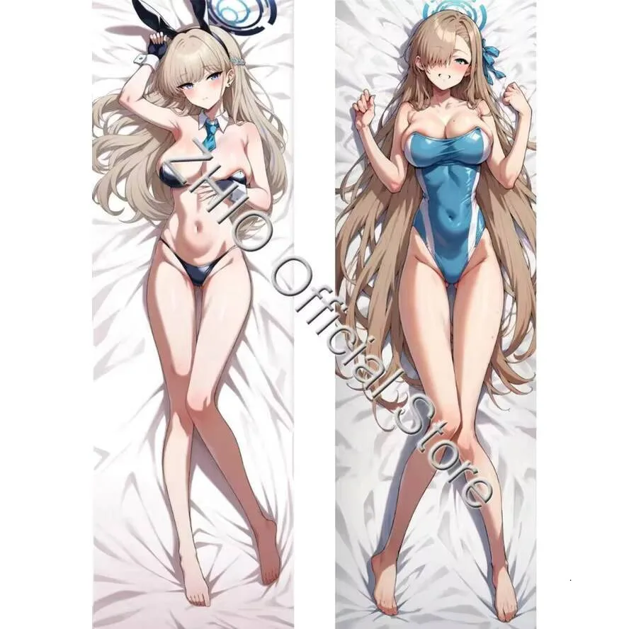 

Архив Asuma Toki Blue Itinose Asena Dakimakura 2WAY Hing Аниме Подушка для тела Наволочка Otaku Waifu