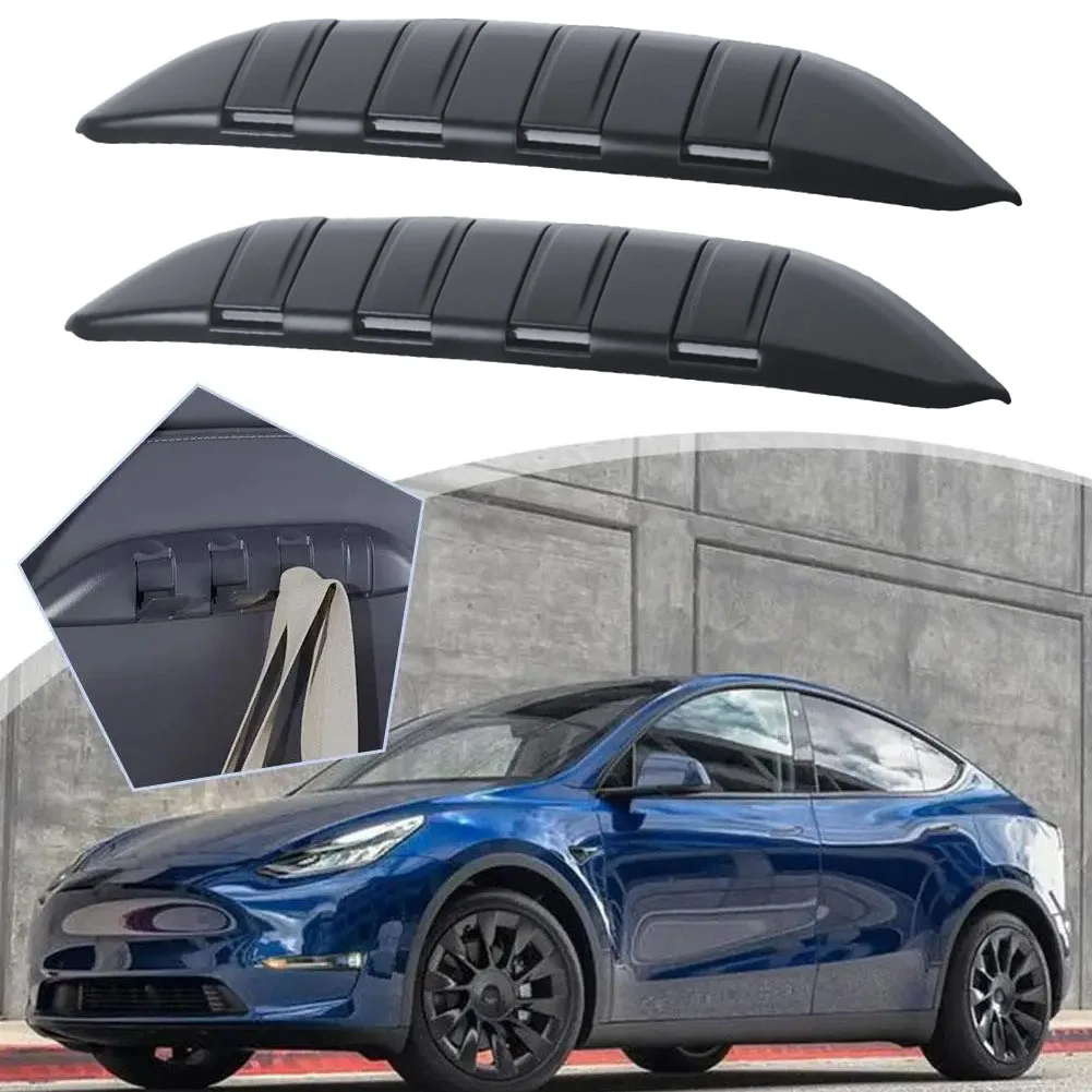 2pcs Car Seat Back Hooks For Handbag Backpack Hangers For Tesla For Model Y/3/S Seat Backrests With Rear Hooks