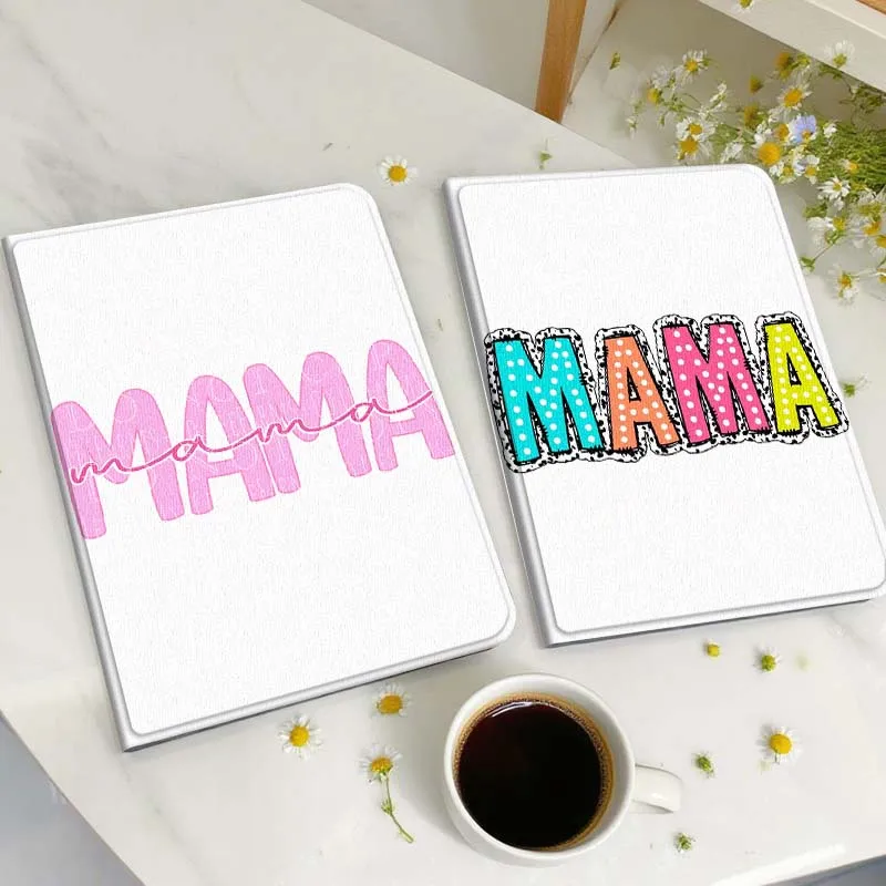 

Cartoon Pink Mama Word Gift Tablet Case For Huawei Honor MatePad MediaPad Air 5 6 7 11 V6 V7 V8 V9 X9 X8 T10 T10s C5e T5