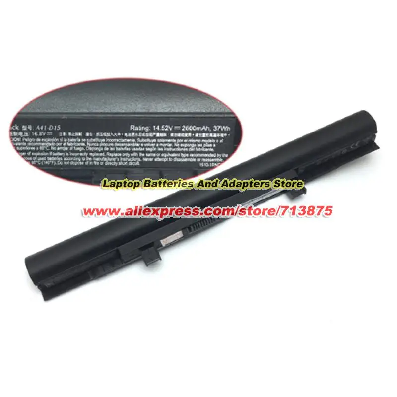 Genuine A41-D15 Battery A31-D15 A32-D15 A42-D15 for Medion AKOYA E6411 E6412T E6415 E6416 E6417 E6421 E6422 MD99680 Erazer P6661