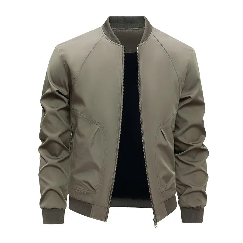 

Новая осенне-весенняя мужская куртка-пилот в стиле ретро, однотонная, спортивная, повседневная, свободного кроя, ветрозащитная, высококачественная верхняя одежда