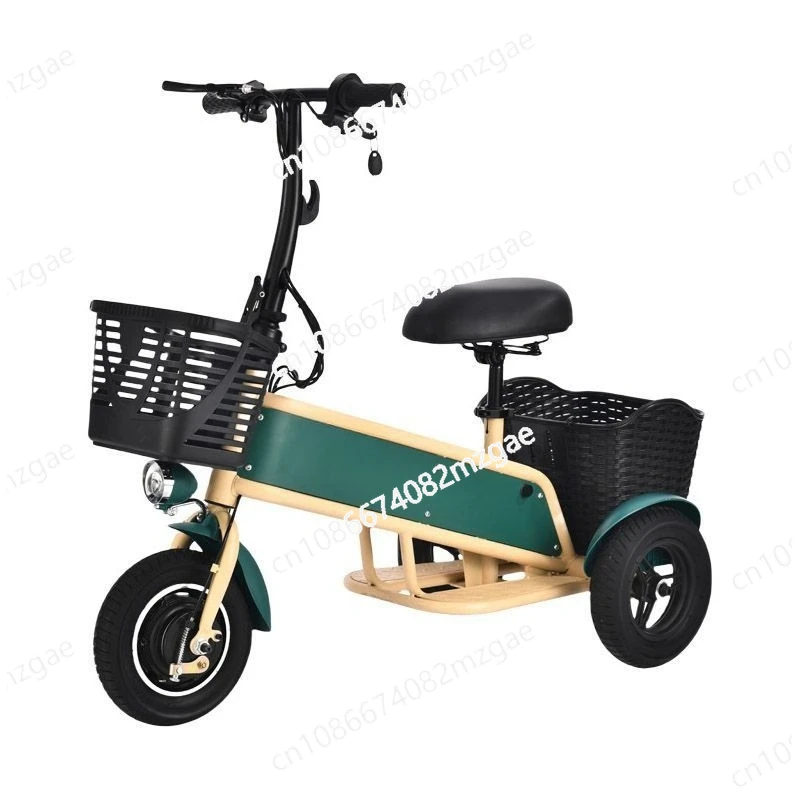 

New electric tricycle transport artifact Lazy Internet celebrities take pictures Household adult tricycle three trampolines