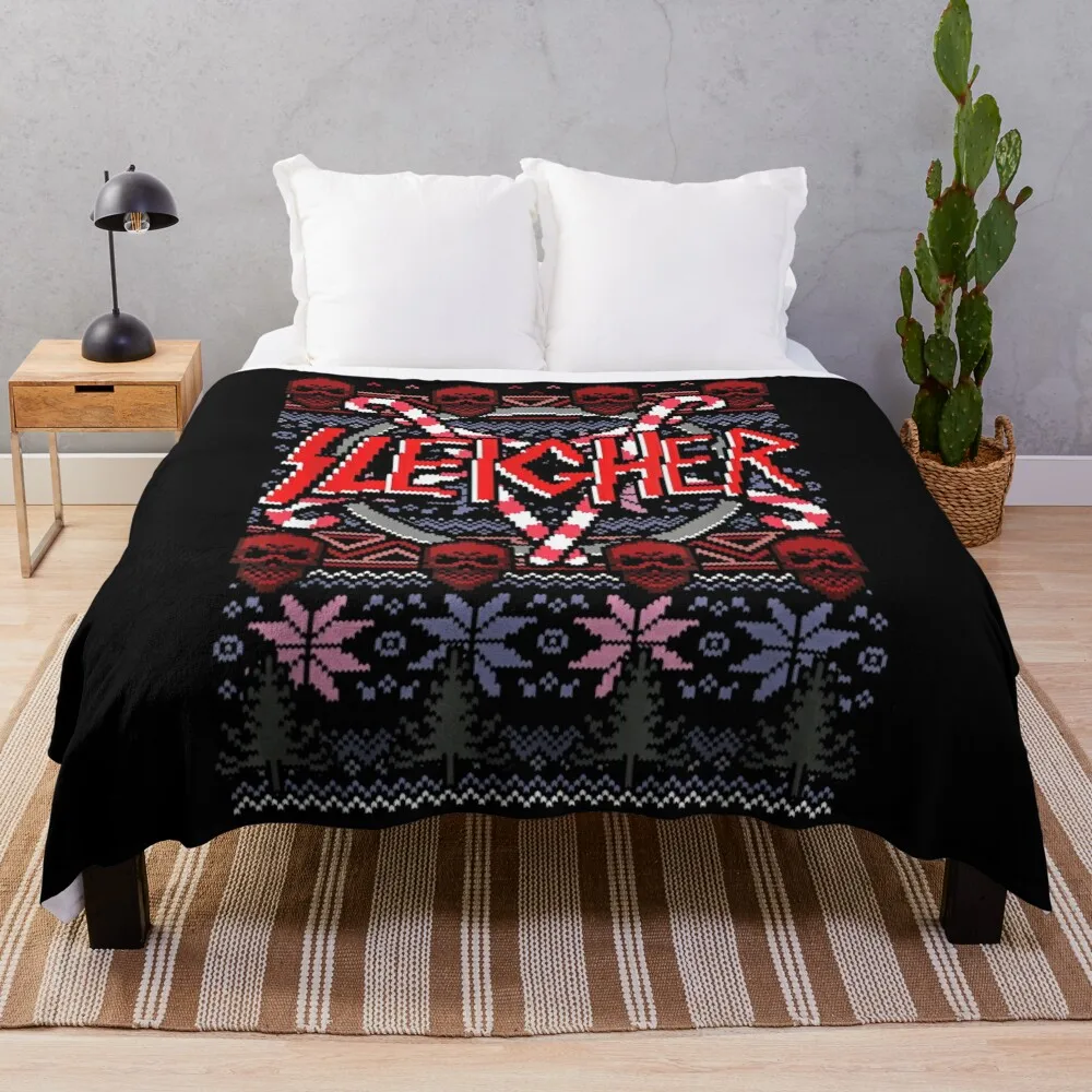 

Sleigher Novelty Christmas Throw Blanket Warm for sofa sofa bed Blankets