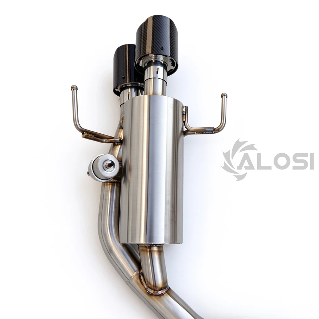 Stainless steel electronic valve exhaust for Lexus GS350/RC350/RC300  3.5 2012-2025 Upgrade GSF RCF four outlet valve exhaust