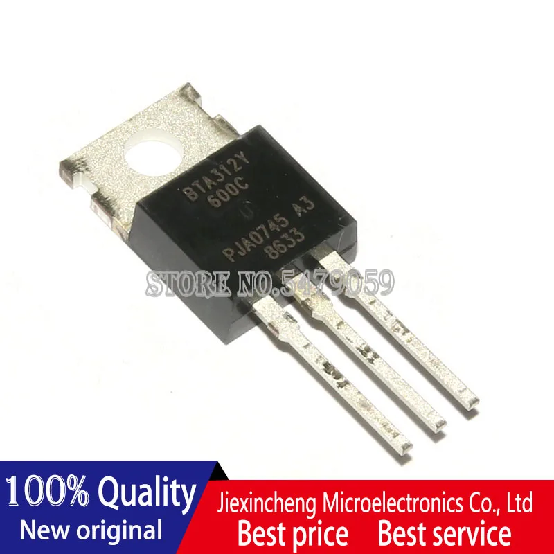 5 قطعة BTA312Y-600C BTA312Y إلى 220 600V 12A TO220 ثنائي الاتجاه الثايرستور جديد الأصلي