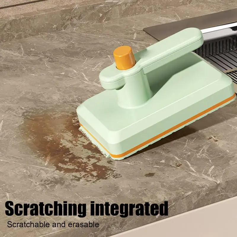 Small Travel Wipe Mop Scrape-And-Wipe Design Clean Supplies Travel Mop Cleaning Supplies Kitchen Oil Cleaning Brush