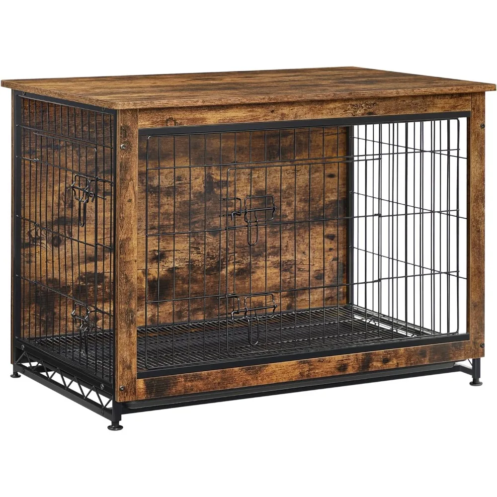 

Dog Crate Furniture, Side End Table, Modern Kennel for Dogs Indoor up to 70 lb, Heavy-Duty Dog Cage
