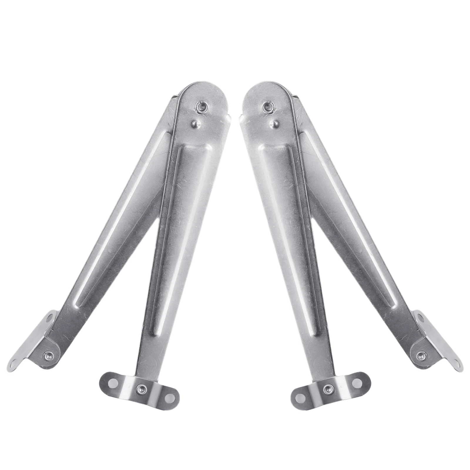 26cm Metal Straight Lid Support Hinge Stay for Storage Cabinets and Cupboard Doors Lift Lid Folding Supports 2pcs