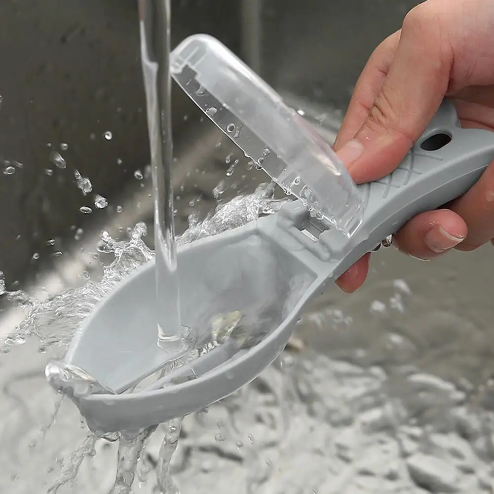 Fish Scales Graters Scraper Fish Cleaning Tool Scraping Scales Device with Cover Home Kitchen Cooking Fishing Tool Fish Scaler