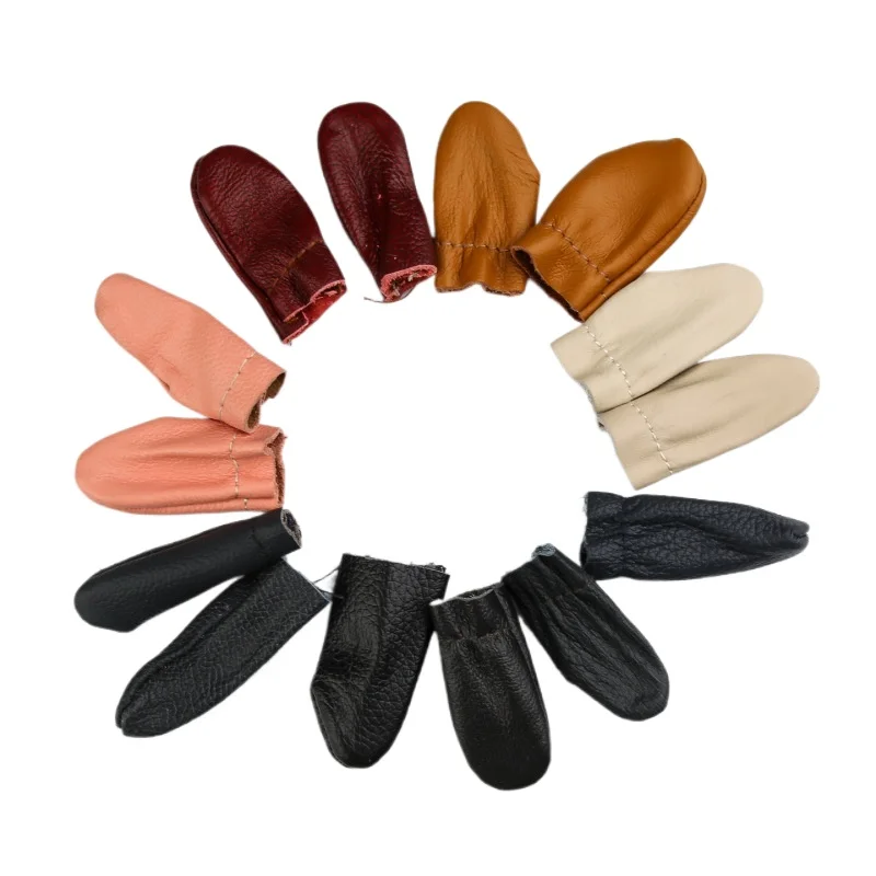 3/5/7/9/11 Leder-Daumenschutz Fingerhut Fingerschutz für Flexibles Handnähen