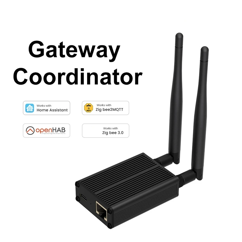 

ZigBee 3.0 Dongle To Ethernet, USB, And WiFi Gateway Coordinator Compatible with Zig bee2 MQTT, Home Assistant, Z H A Open HAB