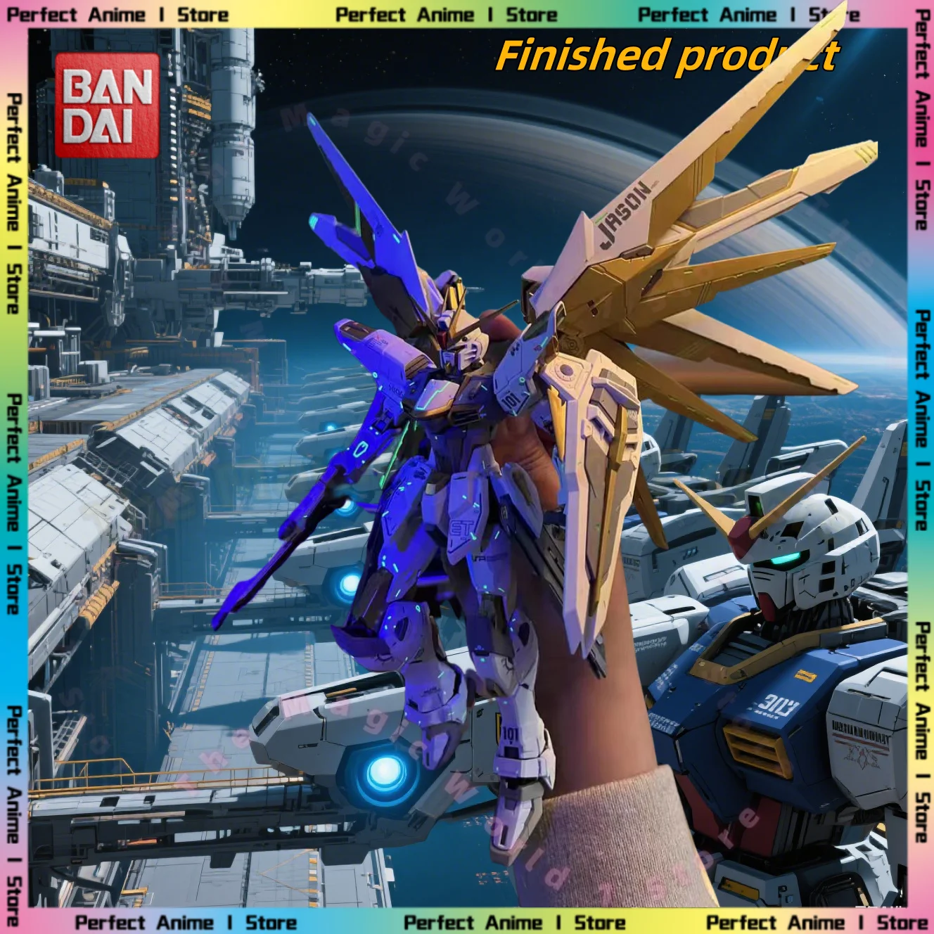 

Готовый продукт Bandai MG Mg Free Gundam 2.0 Изменение цвета Golden Phoenix OEM Индивидуальная ручная работа