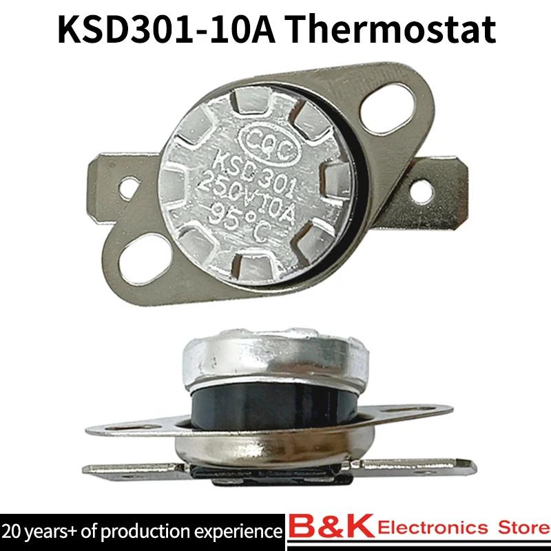 KSD302 Interrupteur De Contrôle De Température Tat Interrupteur Thermique 250v16a 160 Nc Normalement Ferme Ideal Pour Controler La Temperature Avec Precision 150c 93052428