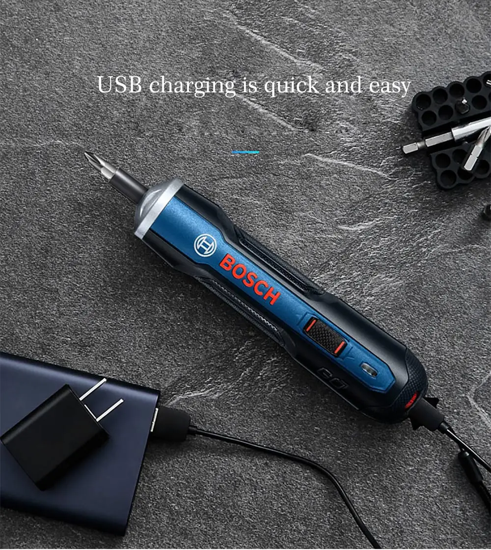 BOSCH Go1 Electric Screwdriver Set 3.6V Rechargeable Automatic Screwdriver Hand Drill with 33pcs Screwdrivers Original