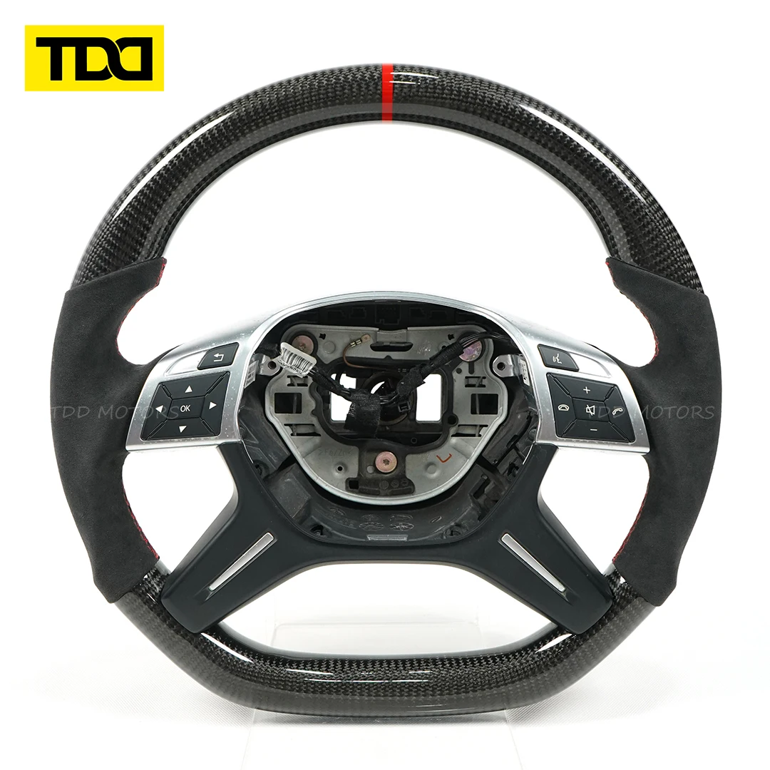 

TDD 100% Real Carbon Fiber Steering Wheel For Mercedes-benz Multiple Models Of Steering Wheels