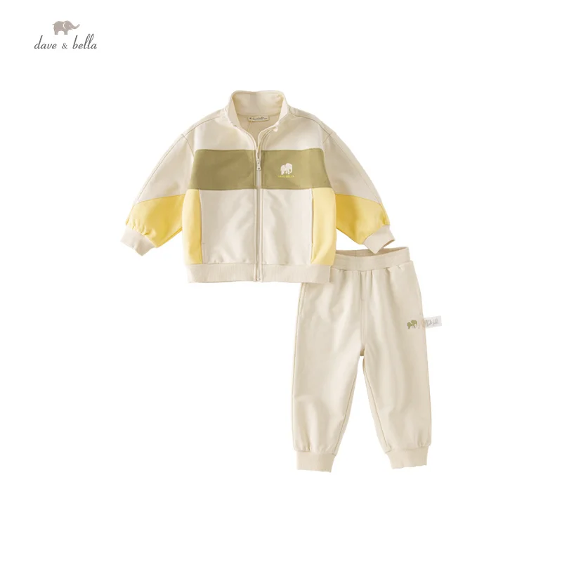 Dave Bella Children's Suit Autumn Girl's Boy’s Two-Piece Knit Casual Fashion Sport Outdoor DB3237838