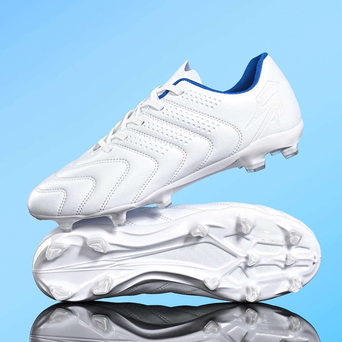 

Sport Field AG/FG Soccer cleats，PU Fabric Sweat-wicking Upper，TPU Wear-resistant Sole，Sturdy Durable for Men Women Kids