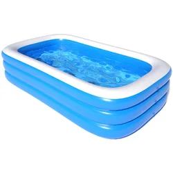 Rectangular Inflatable Swimming Pool PVC Pool Kids Bathing Outdoor Toys Creative Big Large Pools For Family Swimming Pool