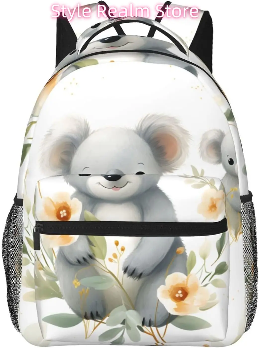 

Сумка для ноутбука «Снова в школу», забавный легкий рюкзак для ноутбука с изображением коалы, легкий многоцелевой дорожный повседневный рюкзак унисекс для колледжа