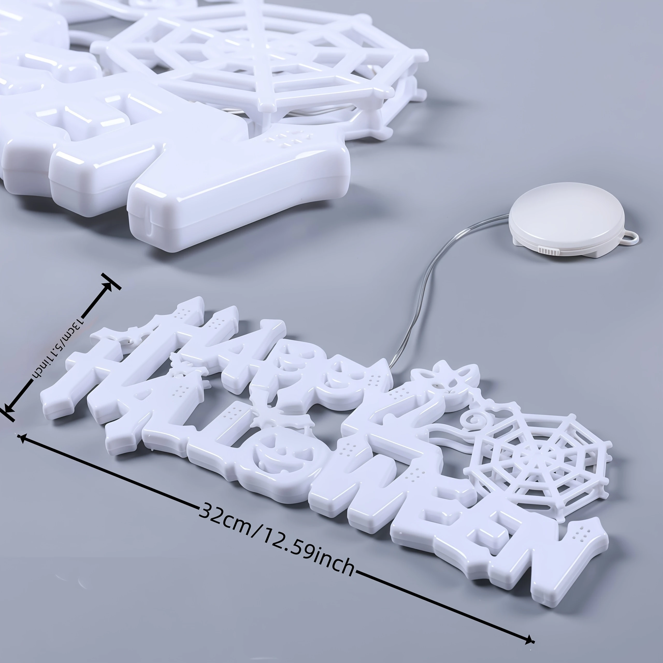 Halloween Theme Decor Lights Battery Operated Wall Hanging Halloween Mysterious Lights For Home Party Holiday Decoration