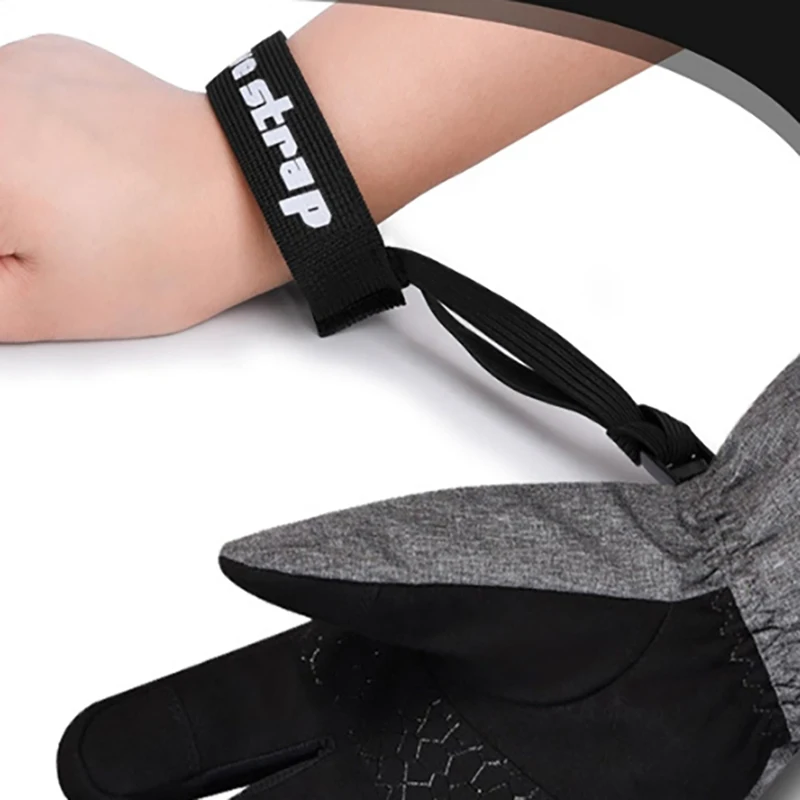 

4Piece Ski Glove Wrist Strap Glove Holder Sport Glove Strap Elastic Wrist Leash For Snowboard Ski Mountaineering Outdoor Sports