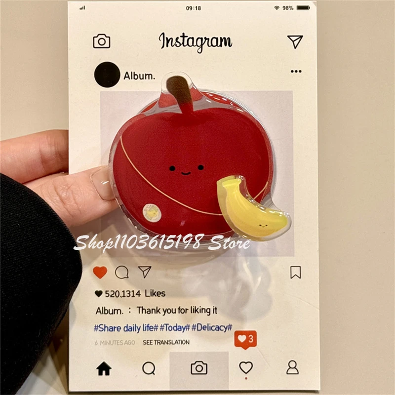 

Корейский милый мультяшный вращающийся магнитный держатель Apple для телефона Griptok Grip Tok подставка для iPhone для Magsafe аксессуары Smart