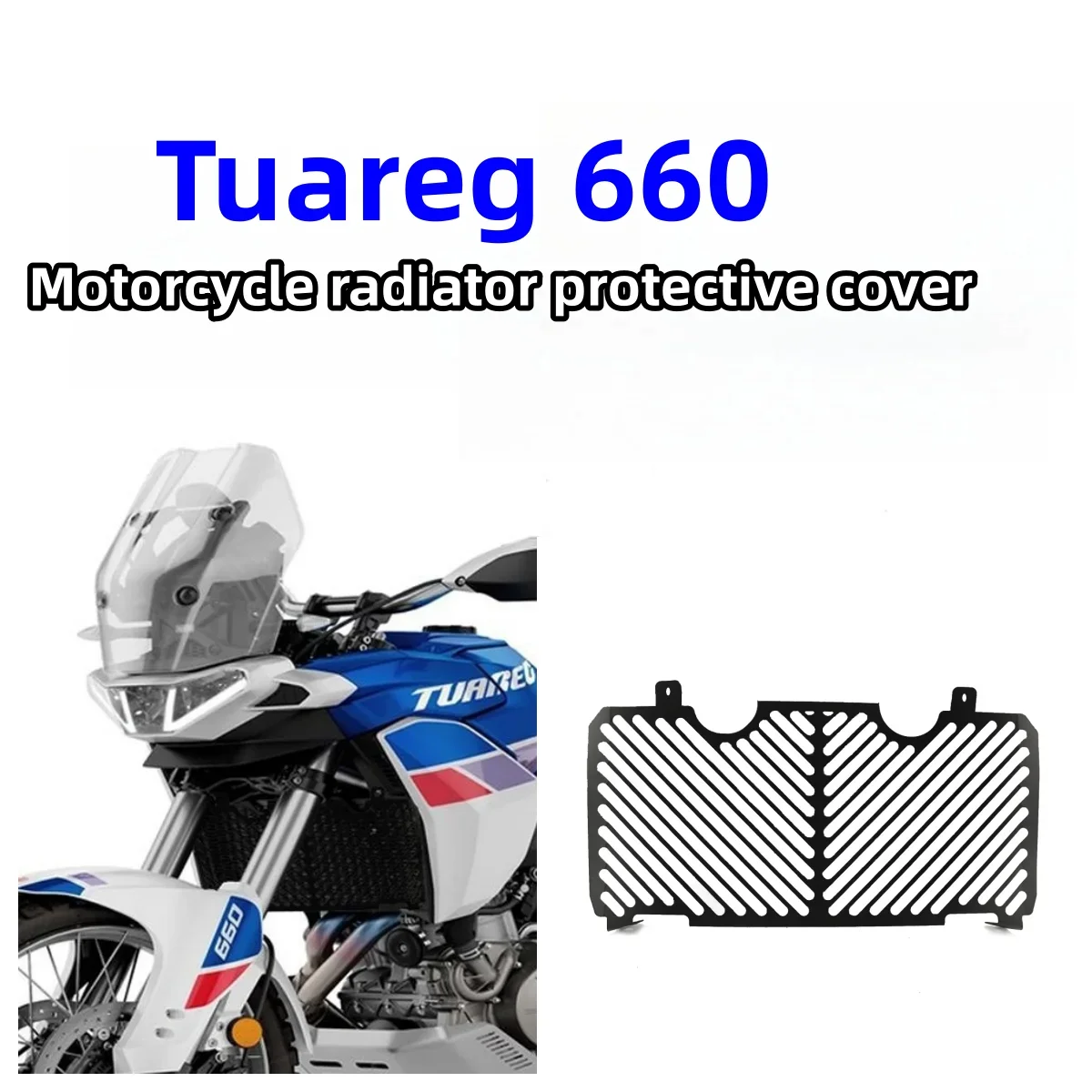 For aprilia Tuareg 660 2022 Motorcycle Accessories Radiator Guard Grille Protective Guard Cover