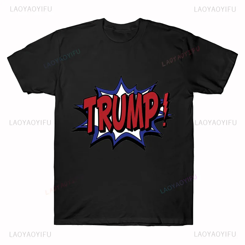 2024 Printed Shirts I Support Liberty Trump Come Back Shirts Funny for Men Newest Fashion Sleeves T-Shirt Fashion Custom Tees