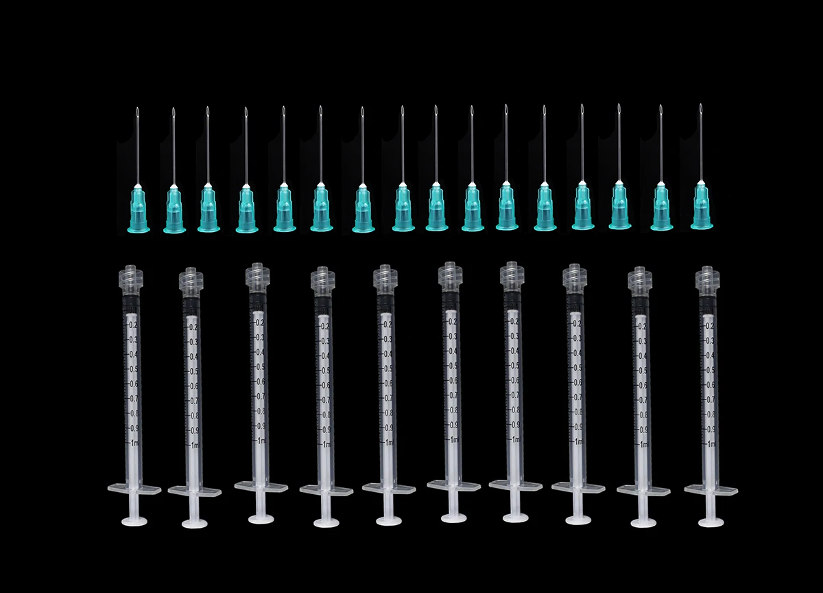 32G4mm 30G 4mm 34G 29G 25G 23G 21G Needles Tool Sharp Pointed Needles Disposable Needle For Liquid Tattoo 1ml Luer Lock Syringes