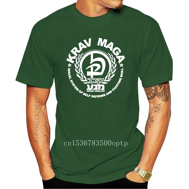 Camiseta deportiva T0643 Arti marziali Krav Maga, sistema de defensa personal de Israel (Color negro), talla S t-shi, 2021