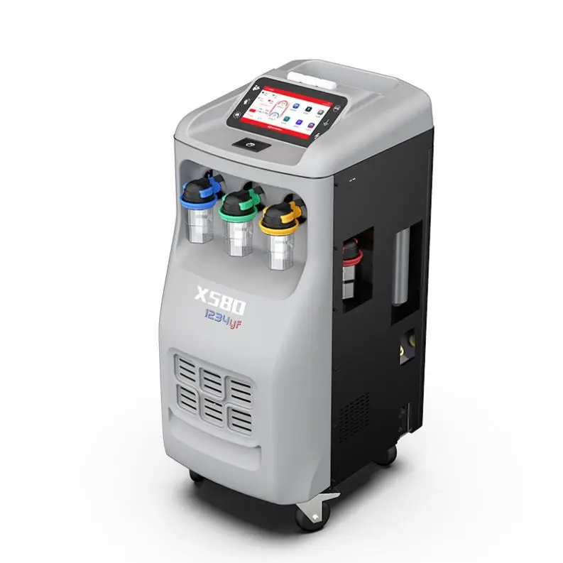 R1234YF Automotive Air Conditioning System X580 AC Recovery and Charging Refrigerant Machines 1234yf Filling Equipment