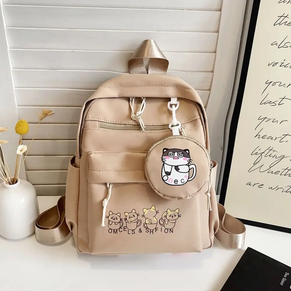 حقائب مدرسية خفيفة الوزن للطلاب بأشرطة قابلة للتعديل وسحاب للإغلاق حقيبة ظهر للطلاب الجامعيين قابلة للتنفس ومقاومة للماء للفتيات #5